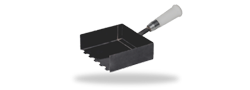 notched bucket trowel